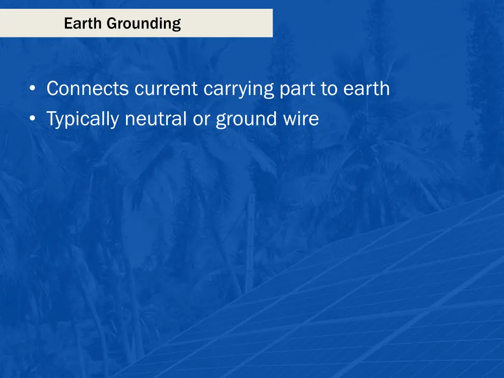 earth grounding