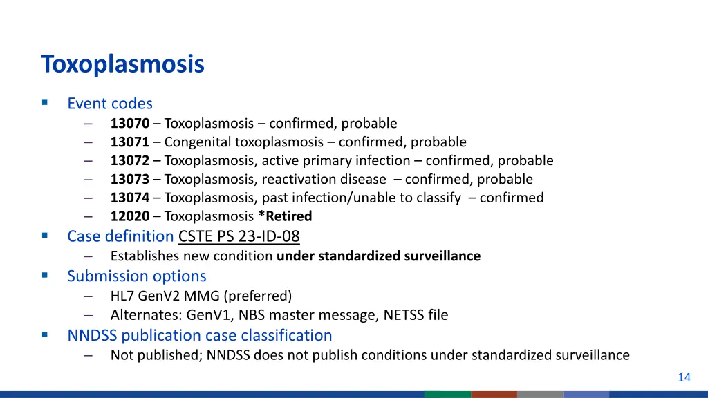 toxoplasmosis