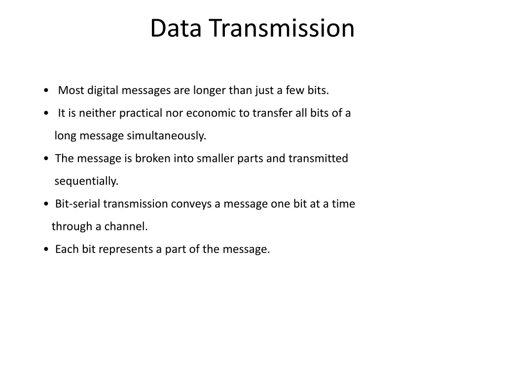 data transmission