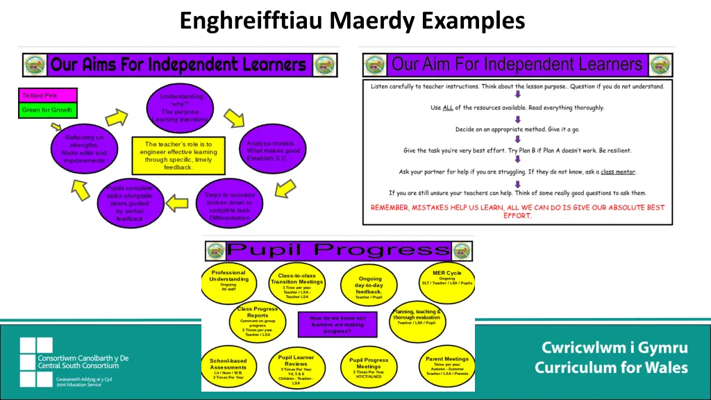 enghreifftiau maerdy examples 3