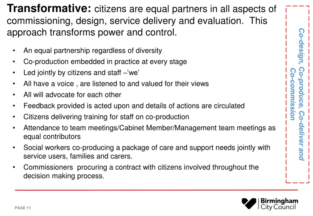 transformative citizens are equal partners