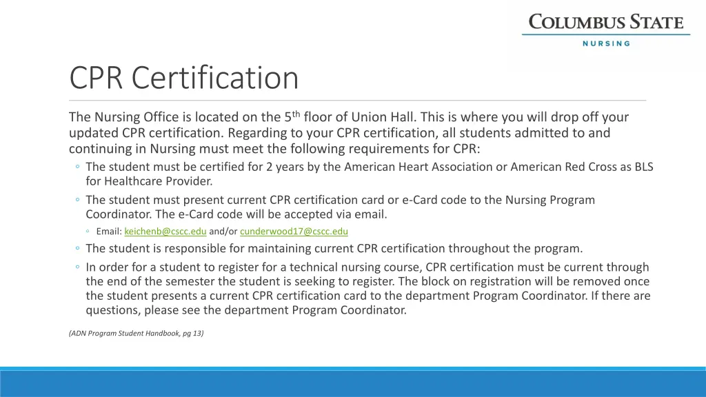 cpr certification