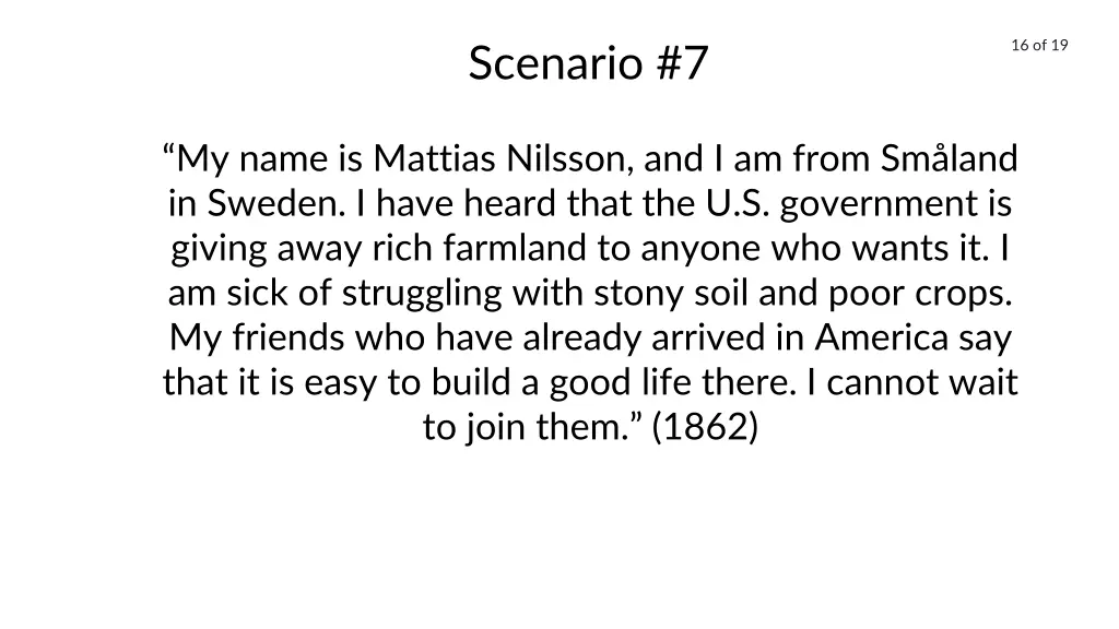 scenario 7