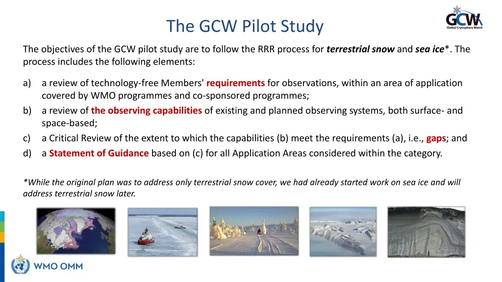 the gcw pilot study