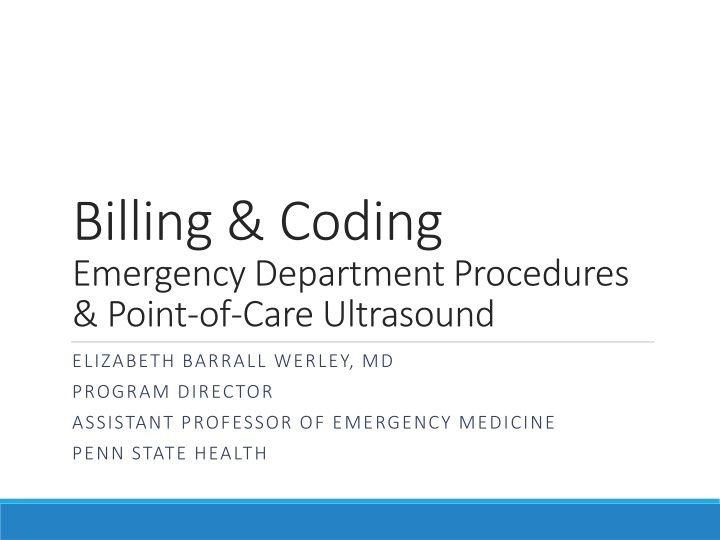 billing coding emergency department procedures