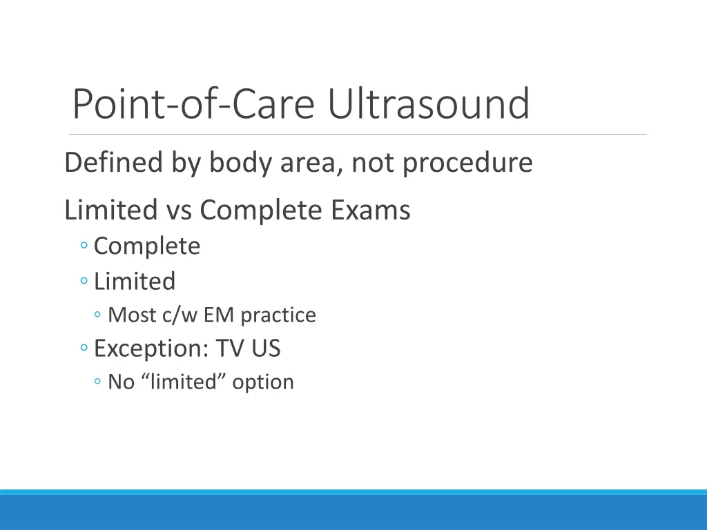 point of care ultrasound 1