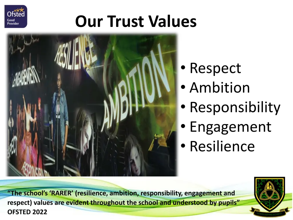 our trust values