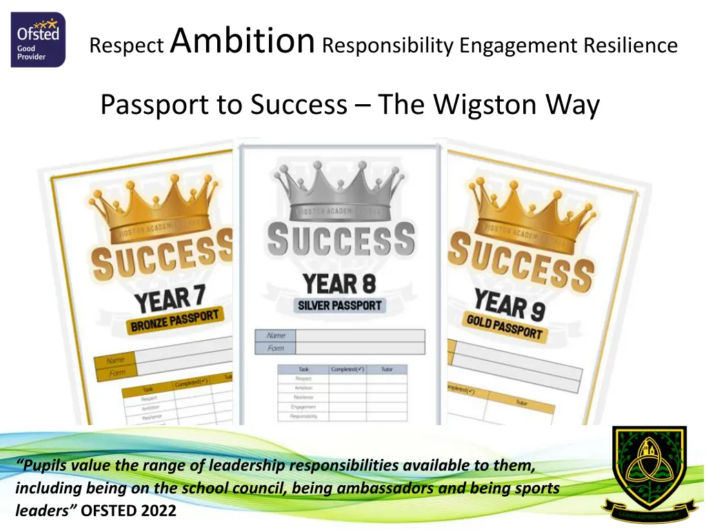 respect ambition responsibility engagement 4