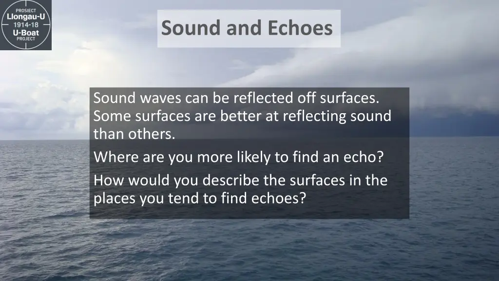 sound and echoes