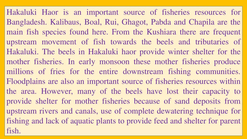 hakaluki haor is an important source of fisheries 1