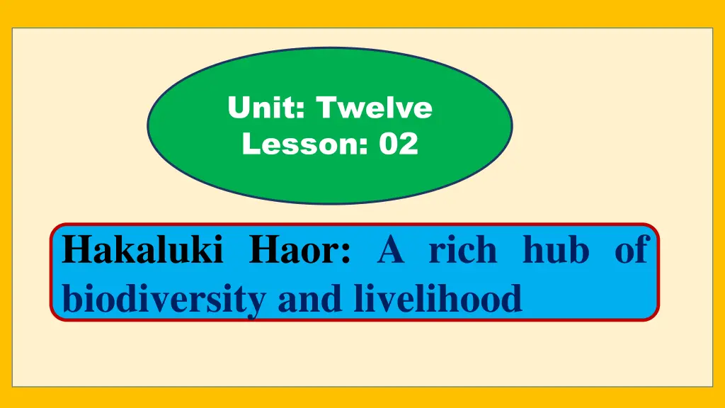 unit twelve lesson 02