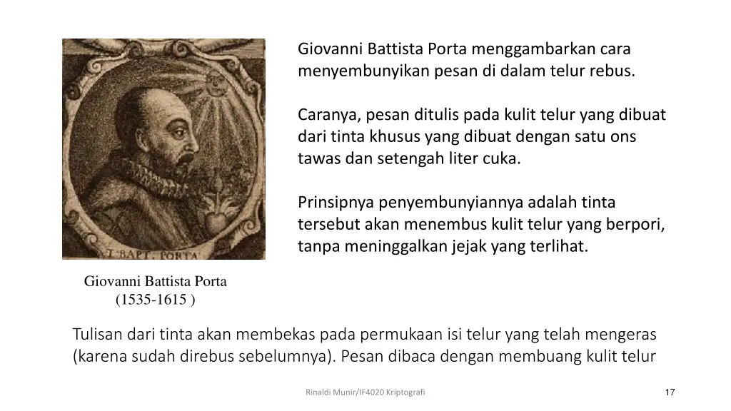 giovanni battista porta menggambarkan cara