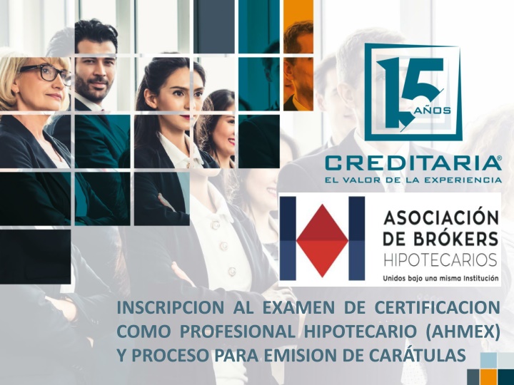 inscripcion al examen de certificacion como