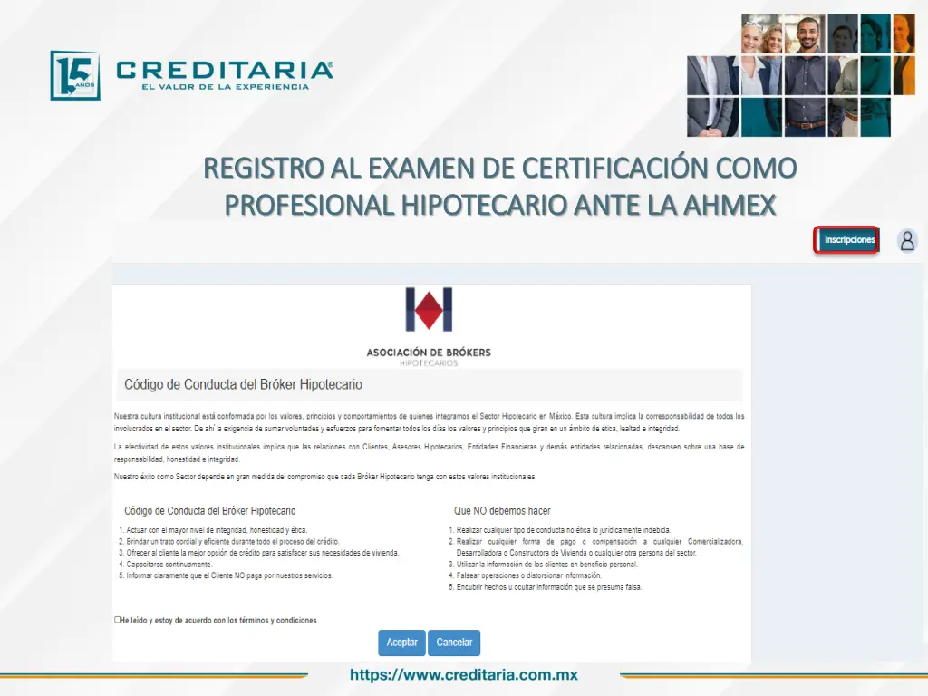 registro al examen de certificaci n como registro