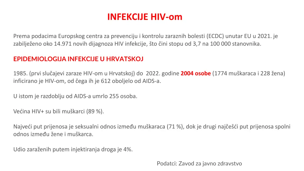 infekcije hiv om