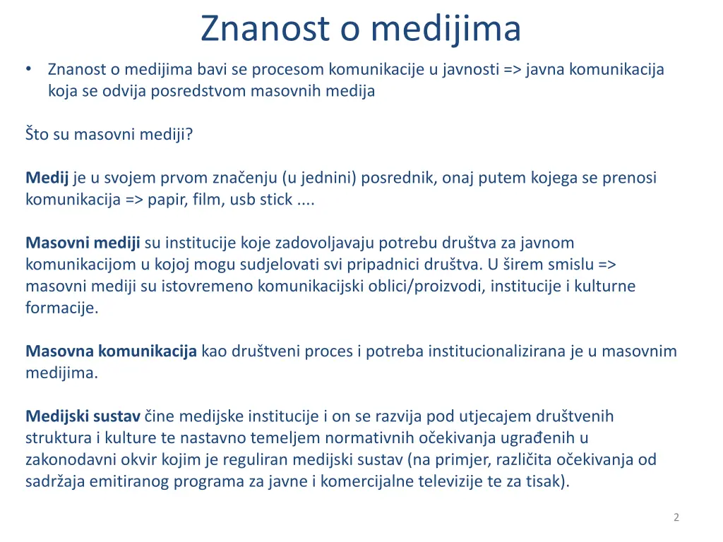 znanost o medijima