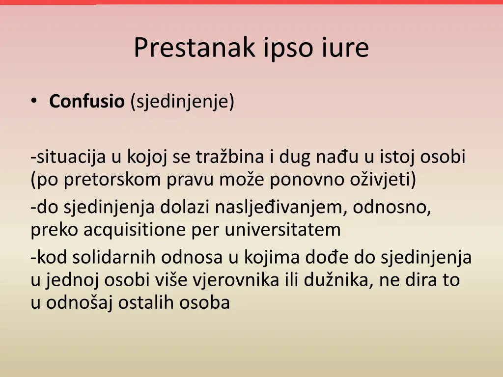 prestanak ipso iure 1