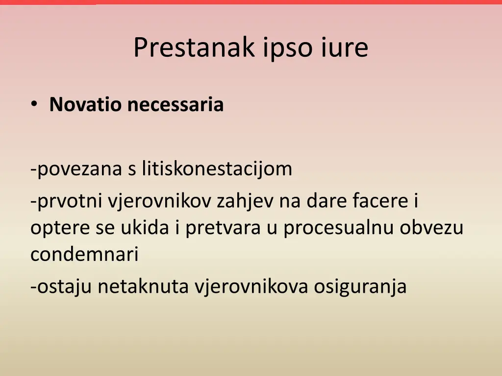 prestanak ipso iure