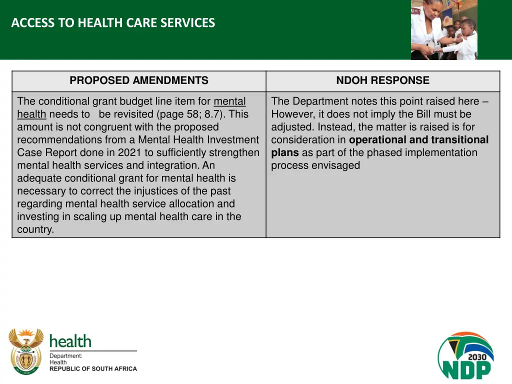 access to health care services