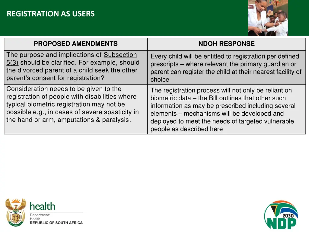 registration as users 1