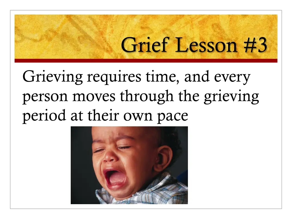 grief lesson 3