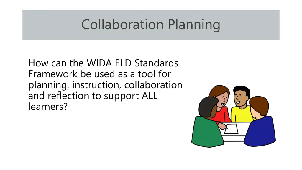 collaboration planning