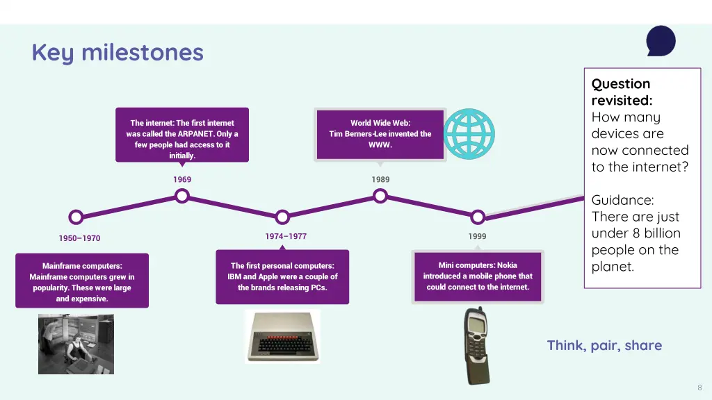 key milestones