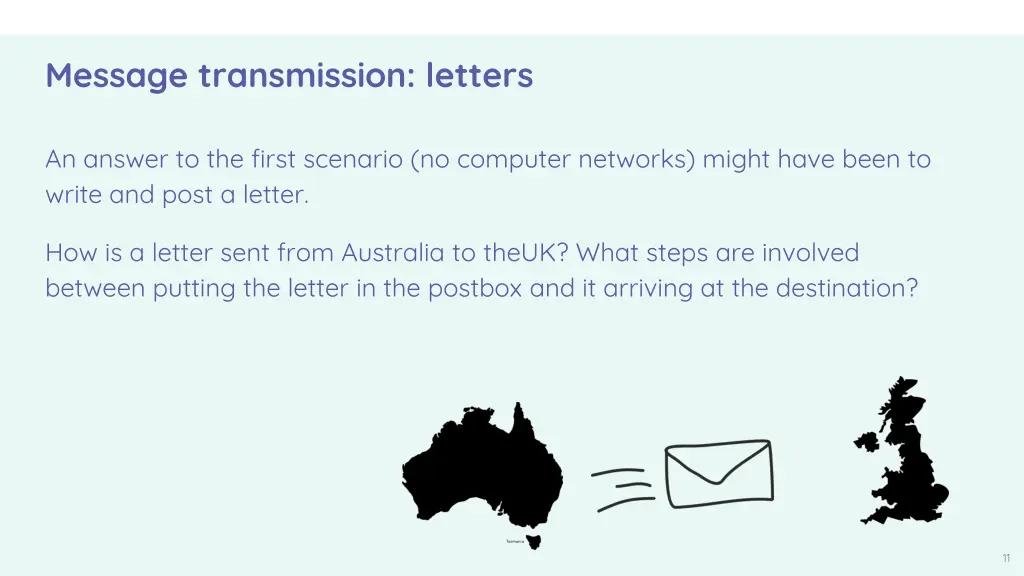 message transmission letters