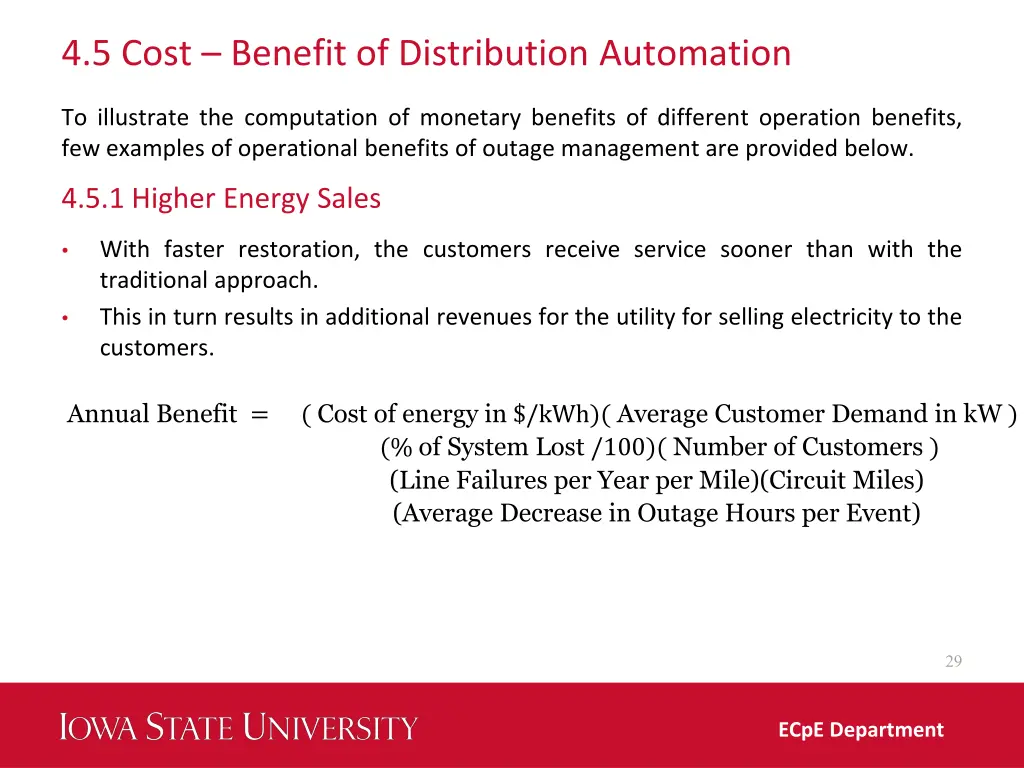 4 5 cost benefit of distribution automation 3