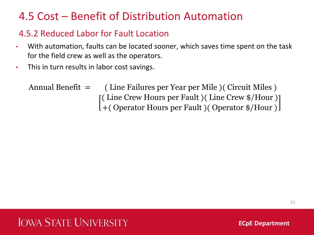 4 5 cost benefit of distribution automation 4