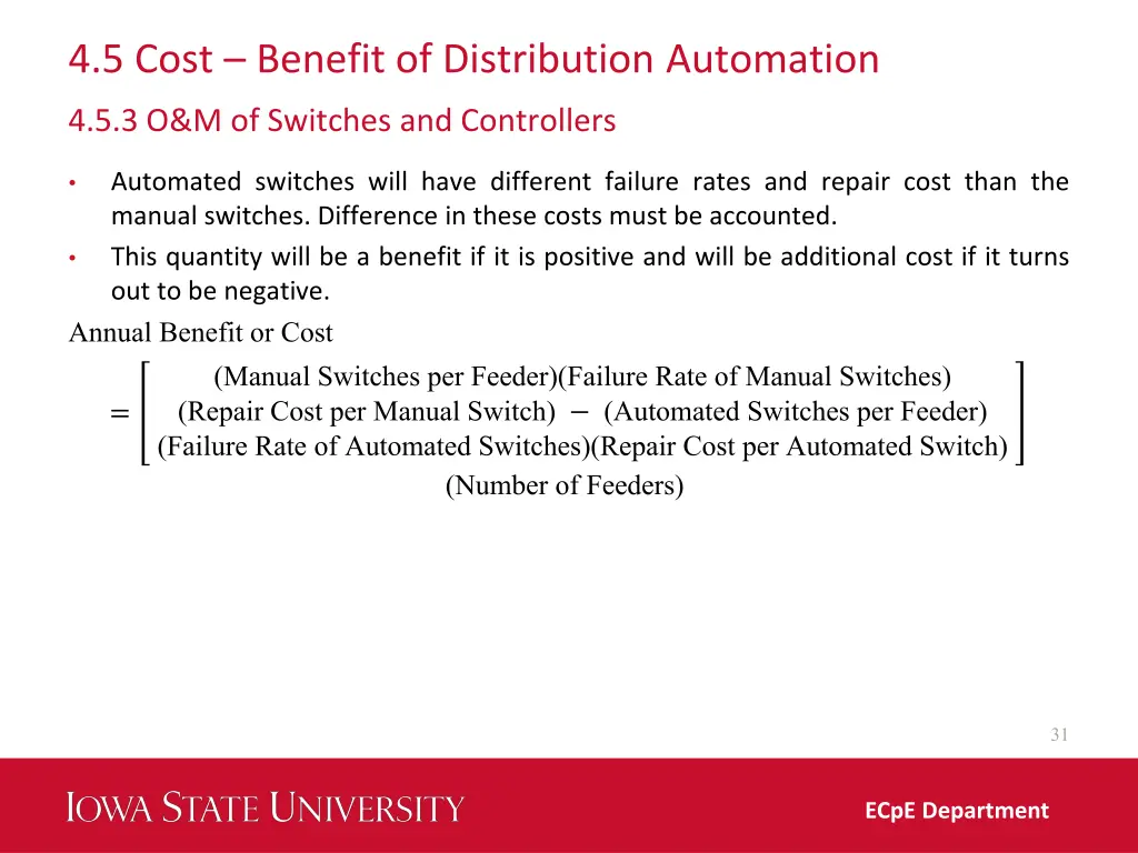 4 5 cost benefit of distribution automation 5