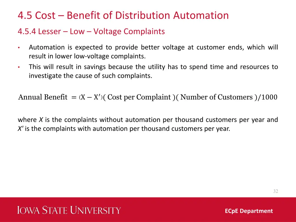 4 5 cost benefit of distribution automation 6