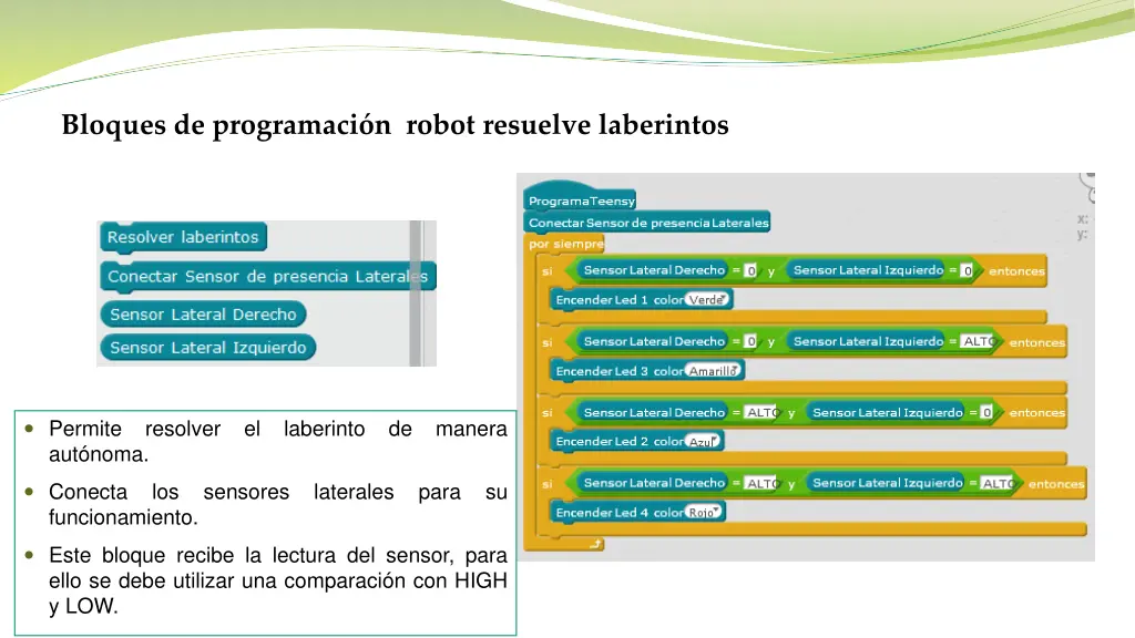 bloques de programaci n robot resuelve laberintos