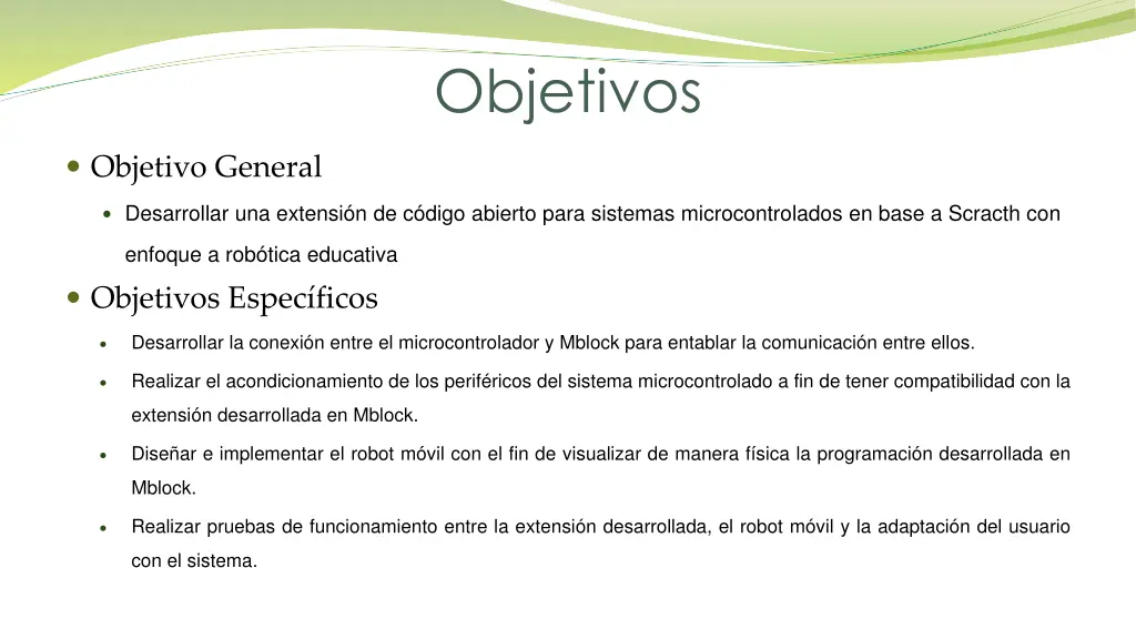 objetivos