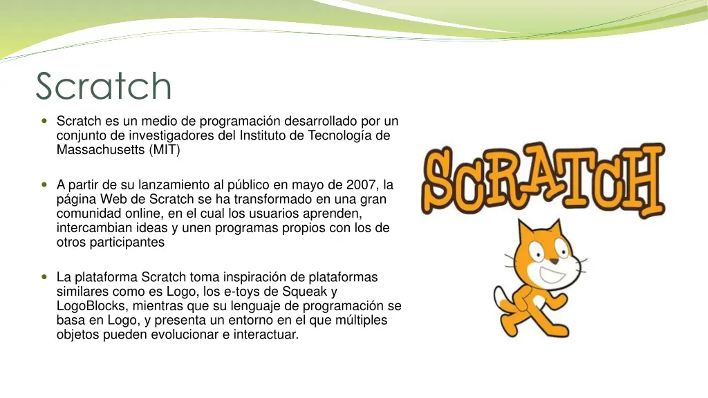 scratch scratch es un medio de programaci