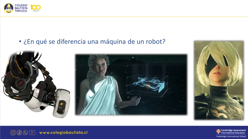 en qu se diferencia una m quina de un robot