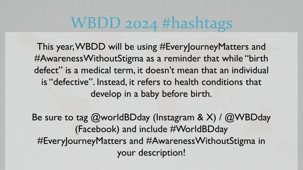 wbdd 2024 hashtags