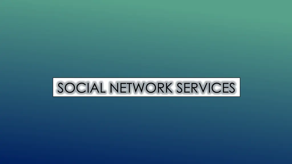 social network services