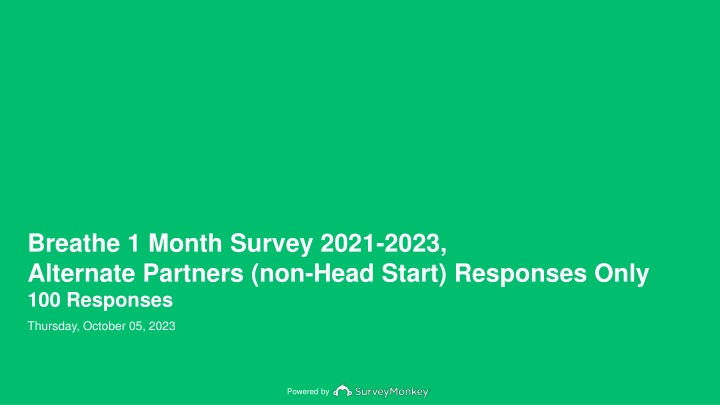 breathe 1 month survey 2021 2023 alternate