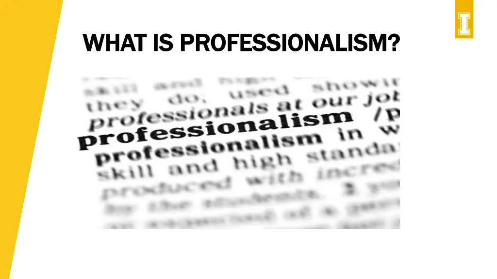 what is professionalism what is professionalism