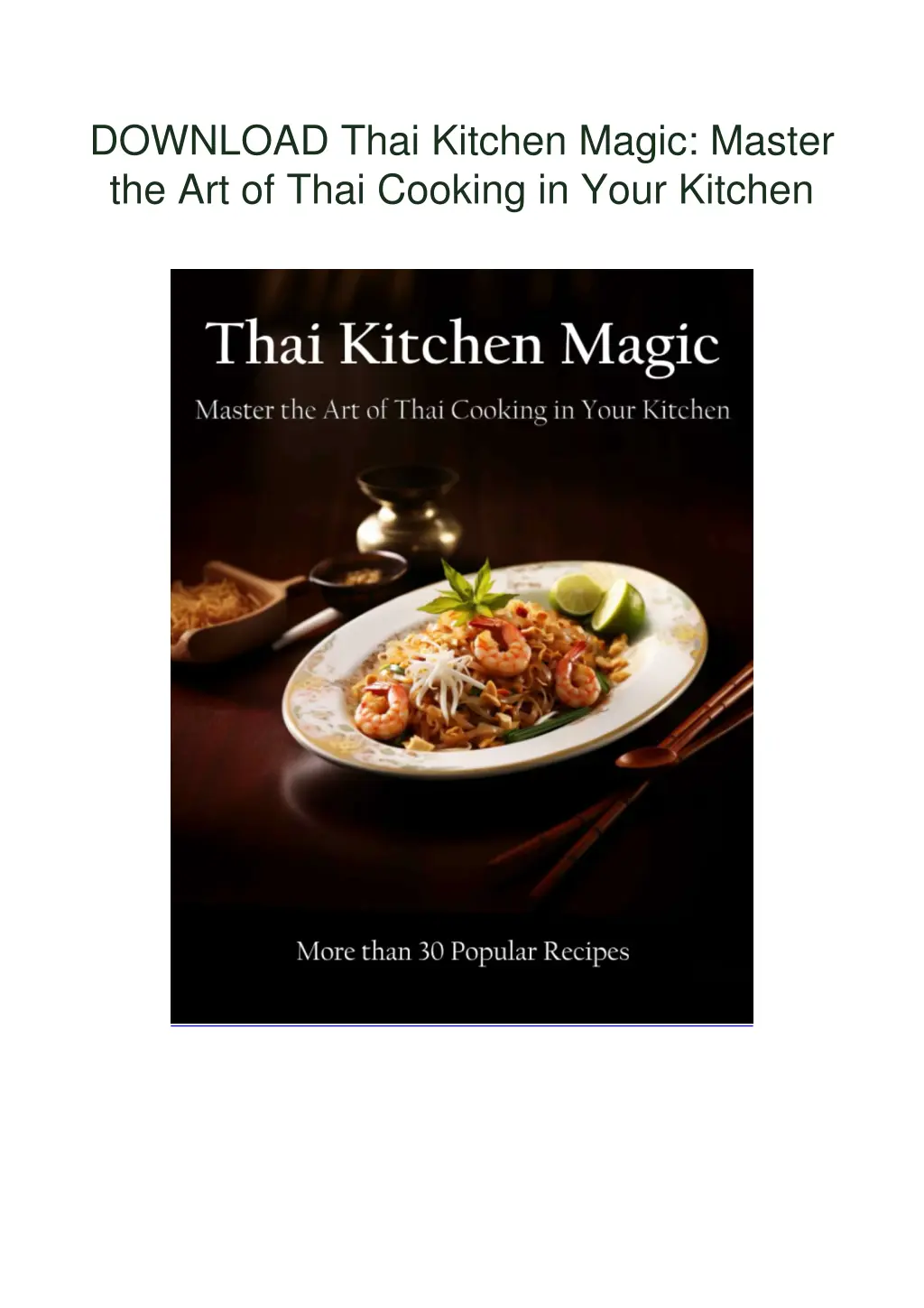 download thai kitchen magic master