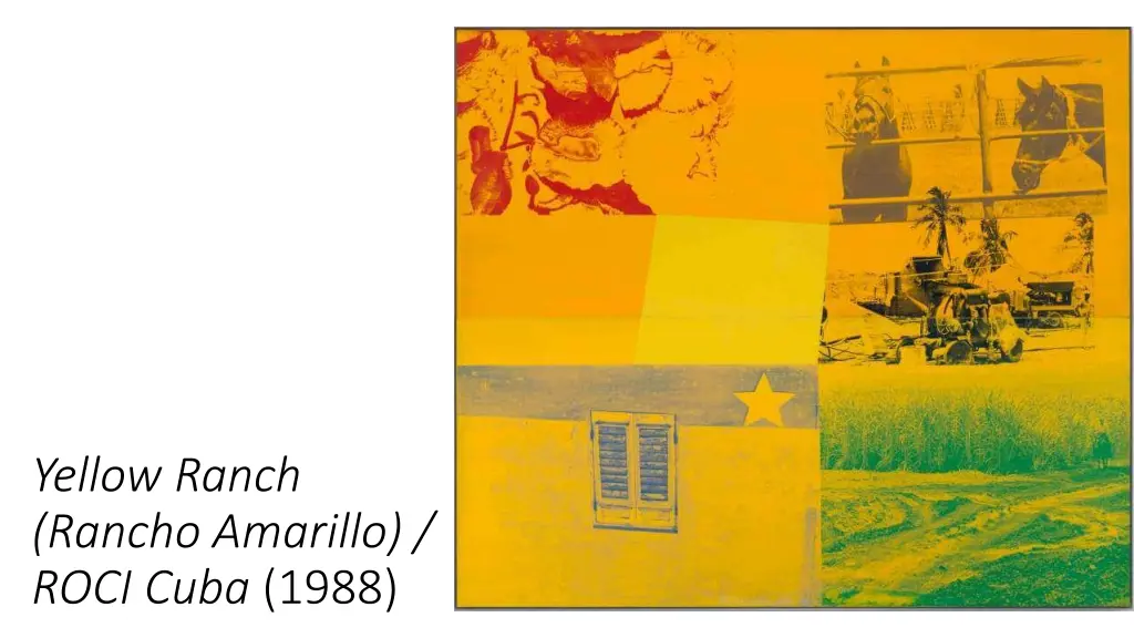 yellow ranch rancho amarillo roci cuba 1988