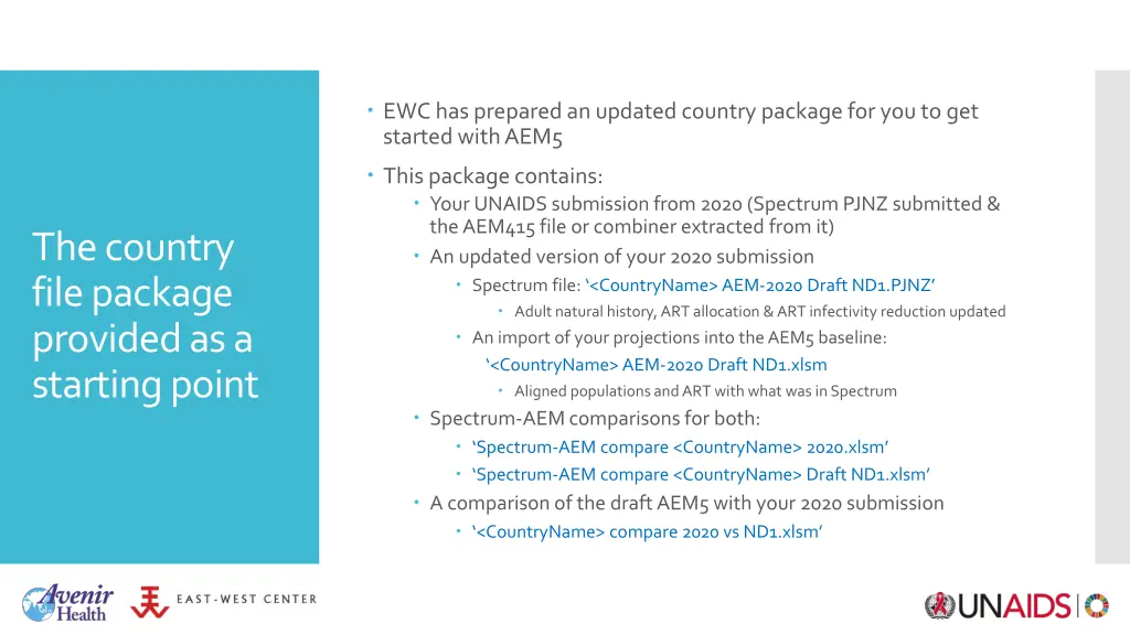 ewc has prepared an updated country package