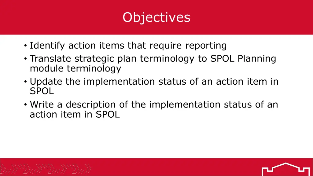 objectives