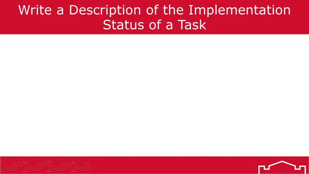 write a description of the implementation status