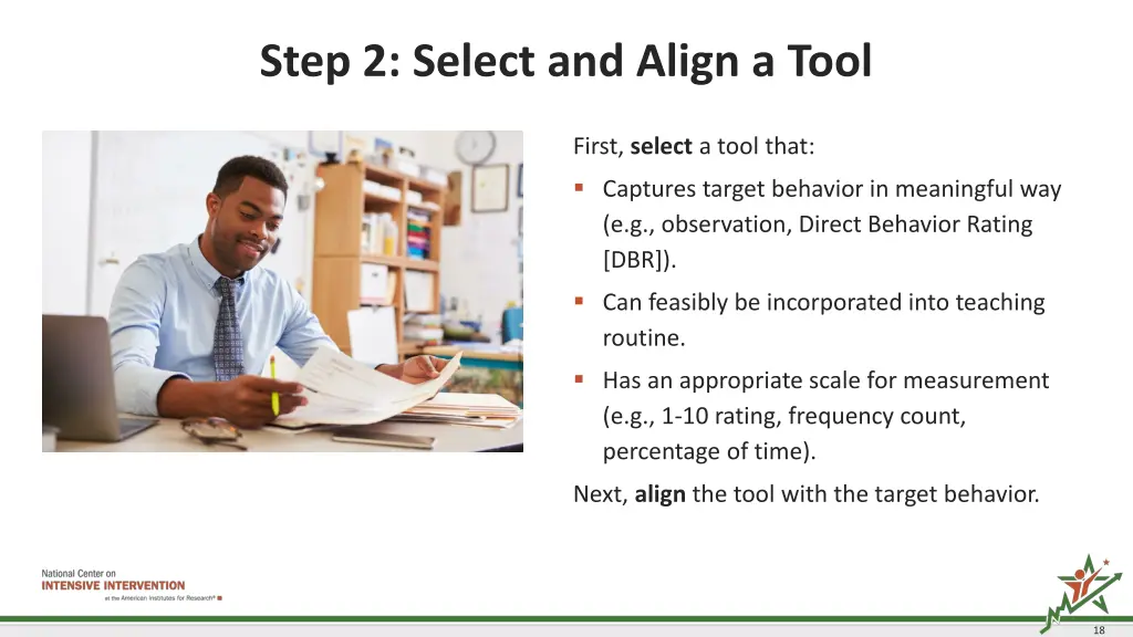 step 2 select and align a tool