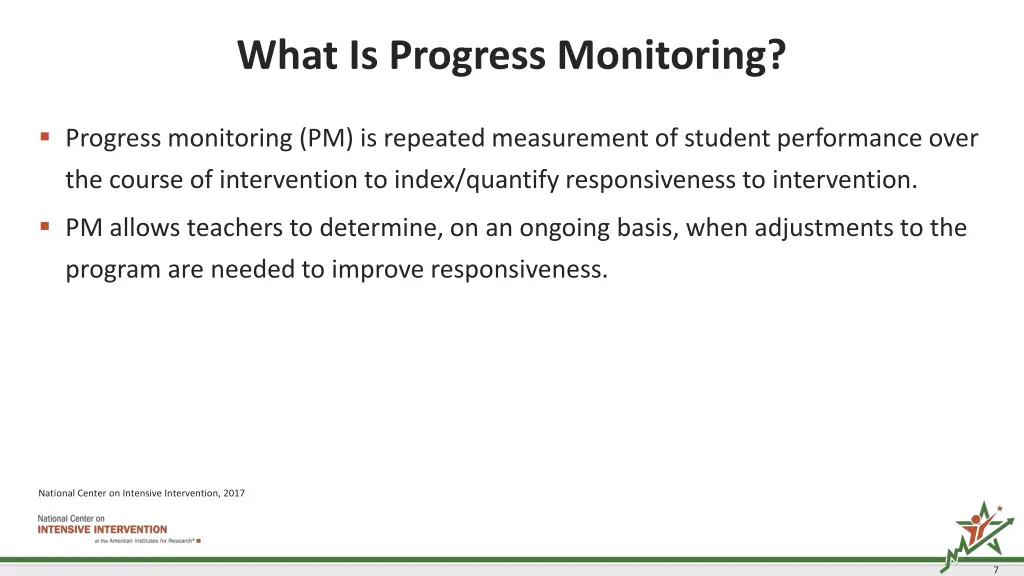 what is progress monitoring