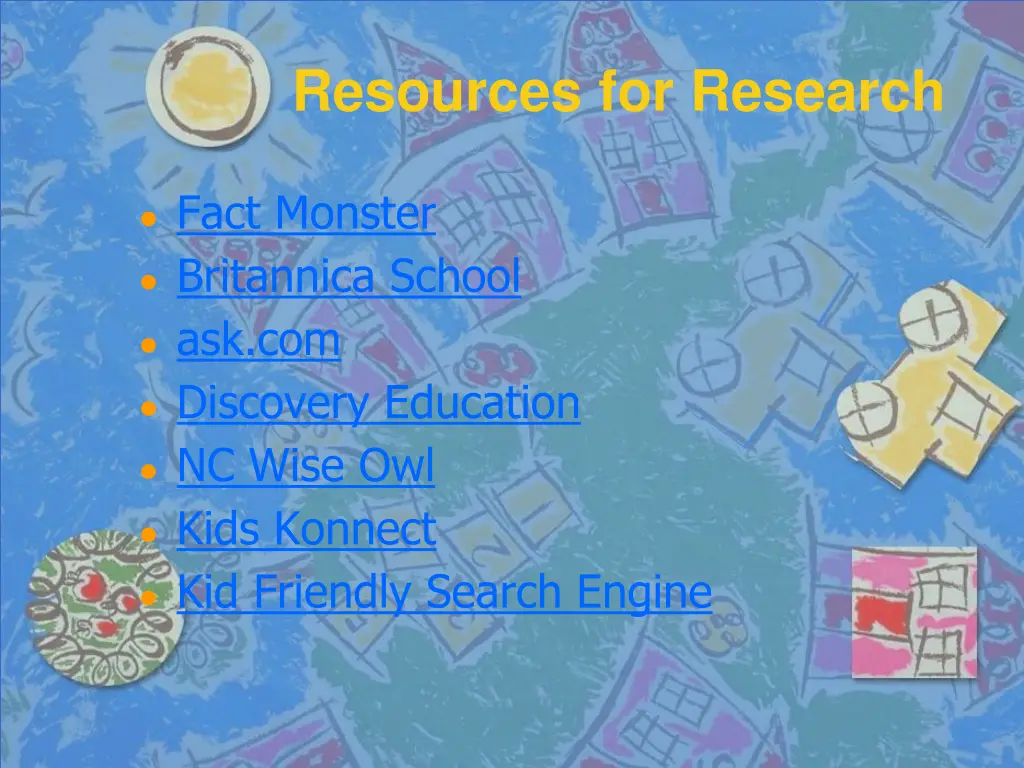 resources for research