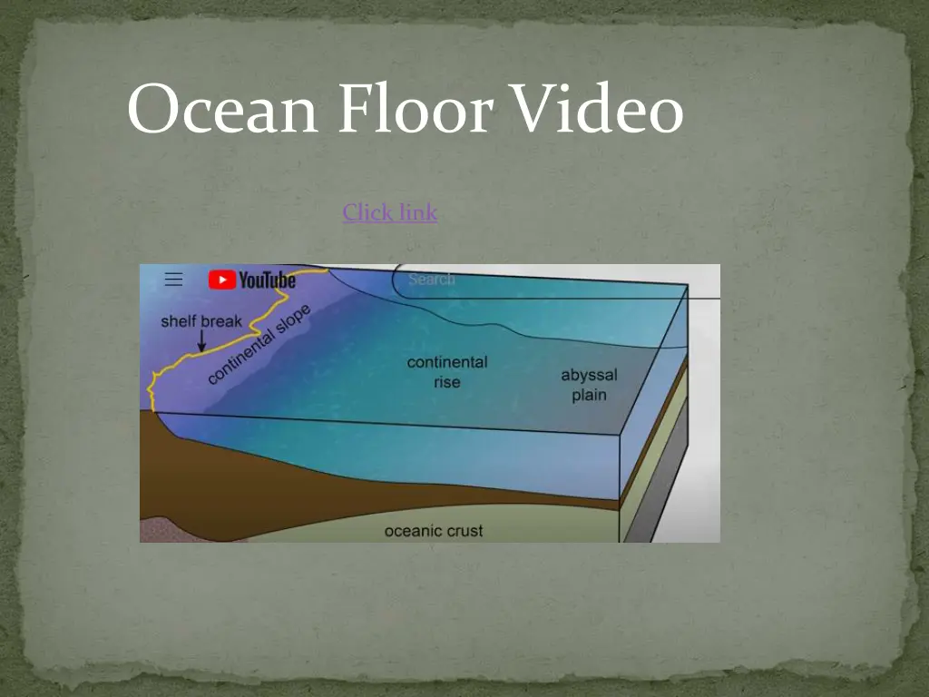 ocean floor video