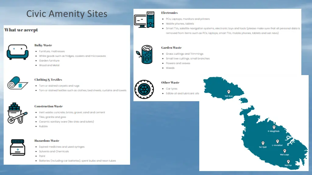 civic amenity sites